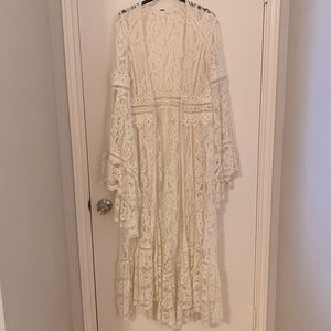 Free People lace kimono